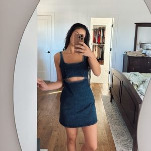 Zara Denim Cotton Dress - Size M